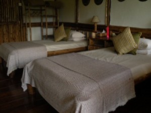 Buhoma Lodge luxury bed