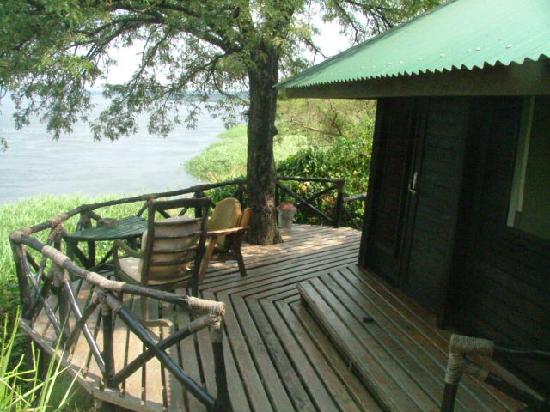 Nile Safari Lodge Camp bedroom with views of murchison falls